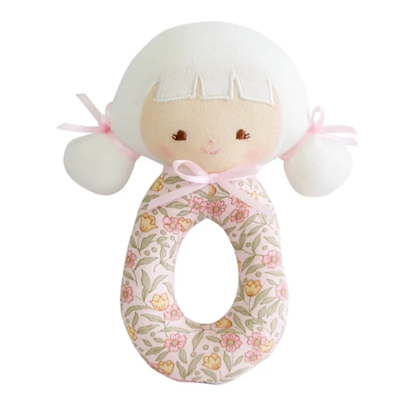 Alimrose - Audrey Grab Rattle - Blossom Lily Pink
