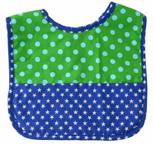 Alimrose Designs Navy and Green Baby Bib