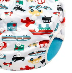 Baby Leaf Vehicles One-Sized Cloth Diapers