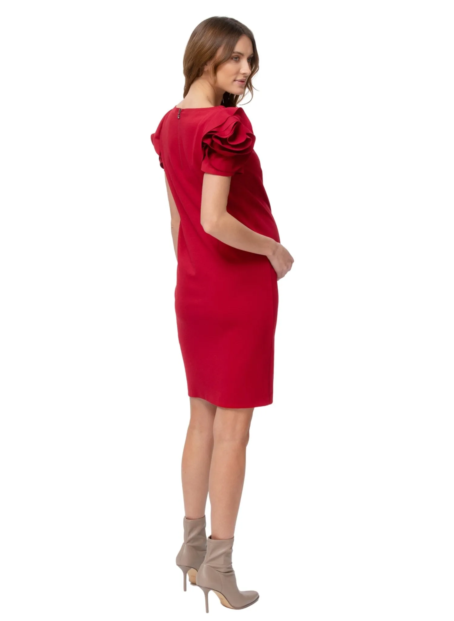Capri Maternity Dress - Strawberry