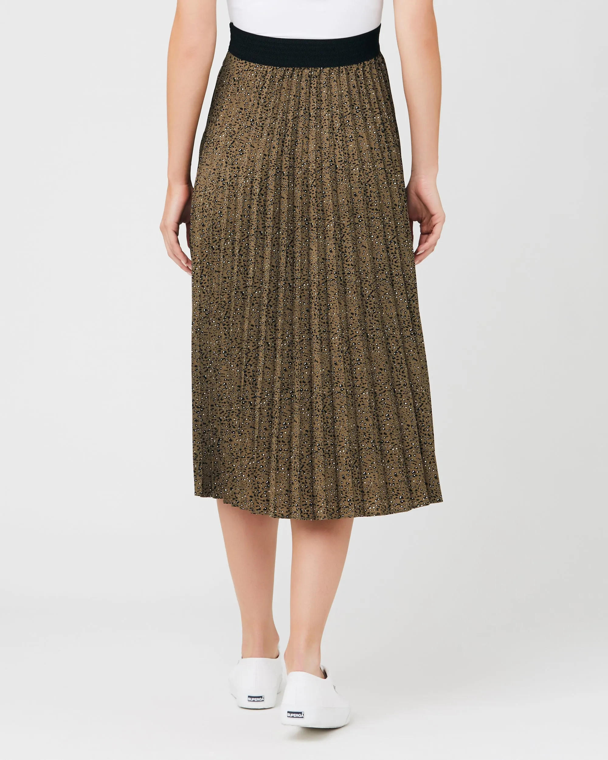Jenner Pleat Skirt Multi