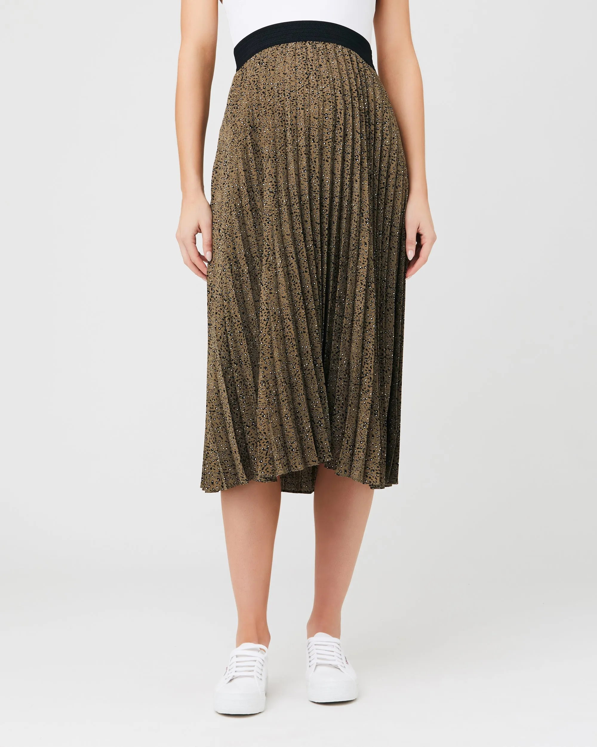 Jenner Pleat Skirt Multi