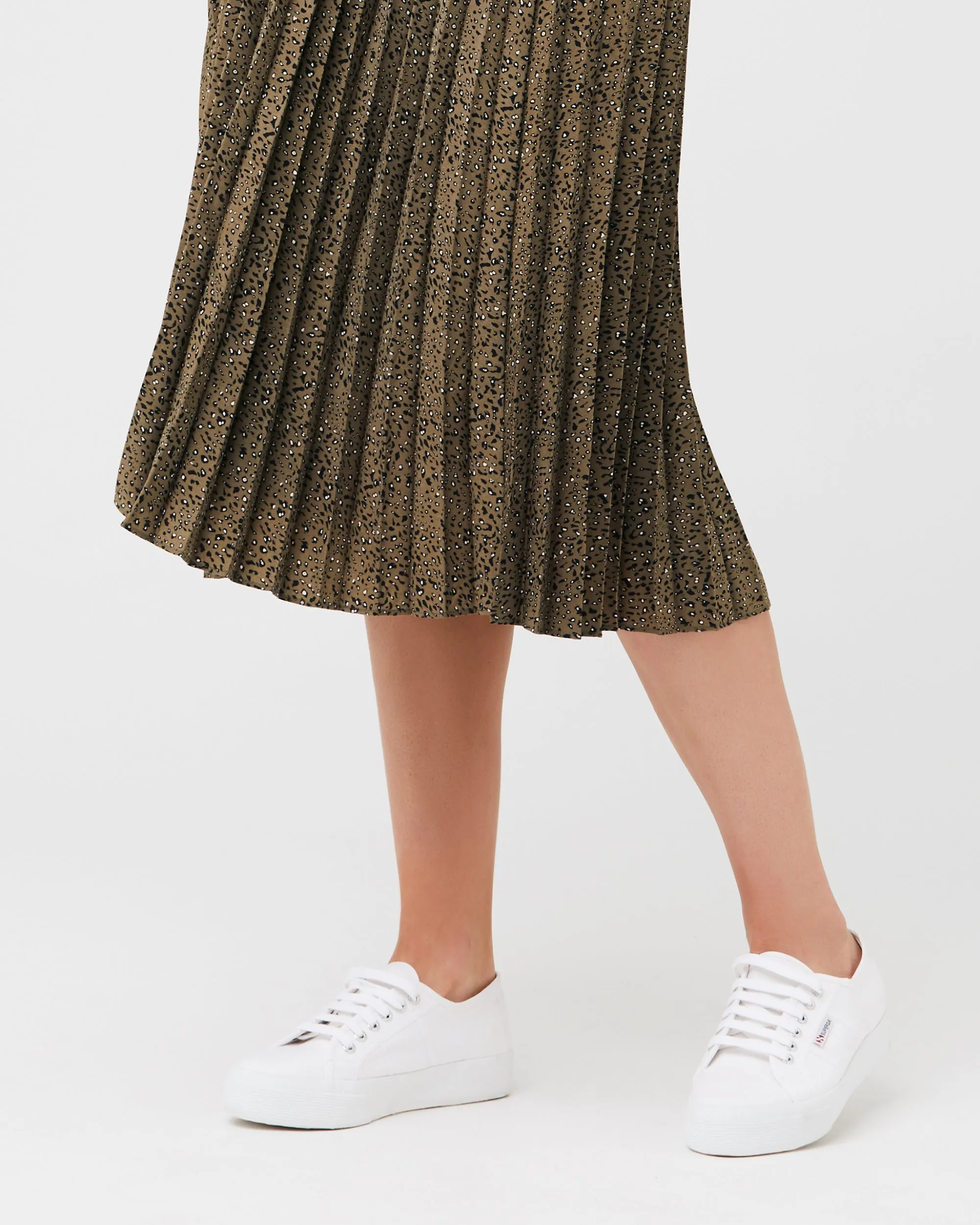 Jenner Pleat Skirt Multi
