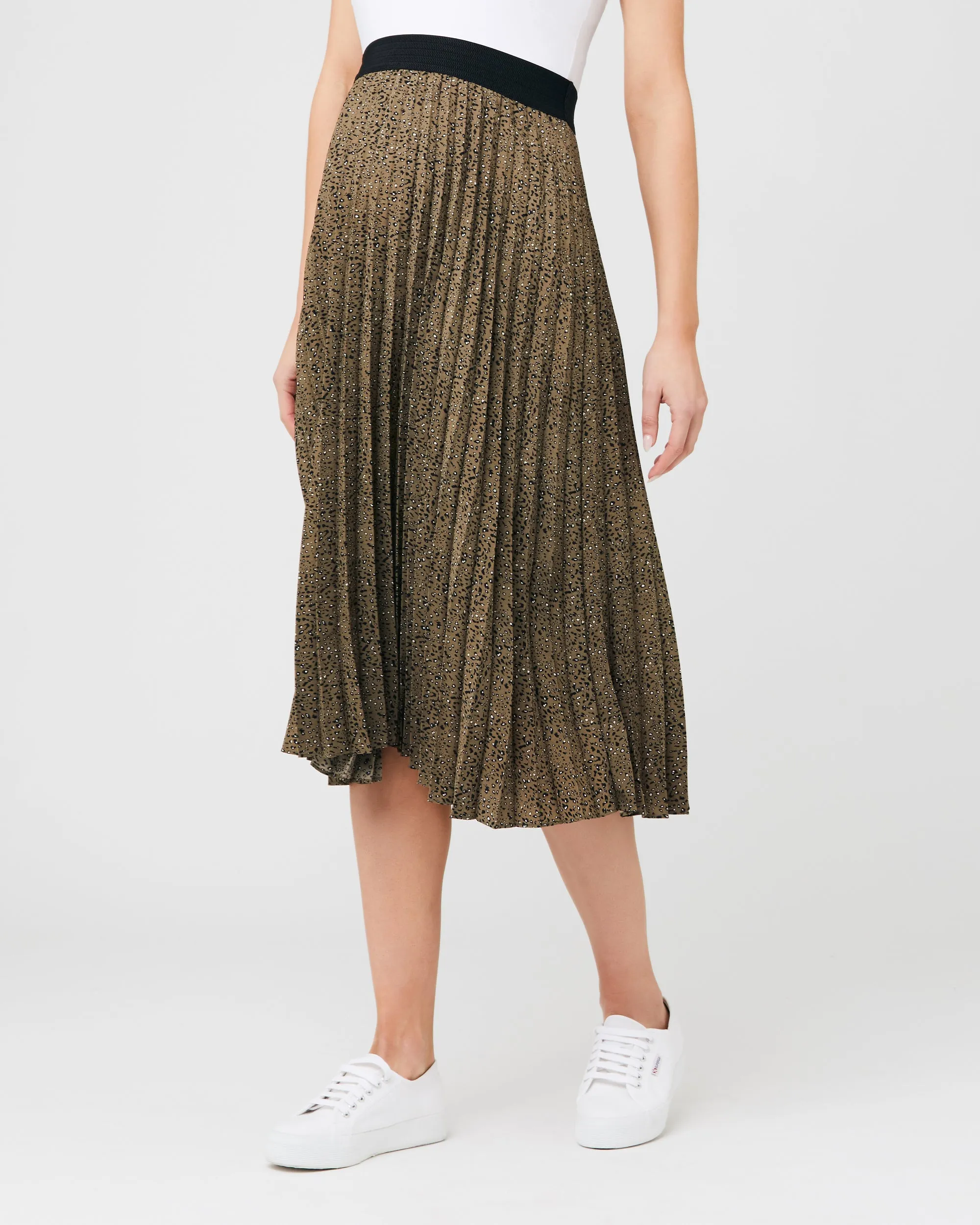 Jenner Pleat Skirt Multi