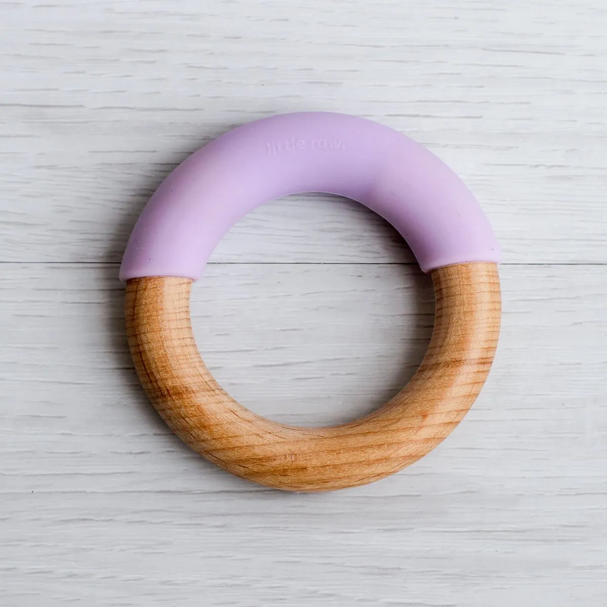 Little Rawr Wood   Silicone Simple Ring- Purple