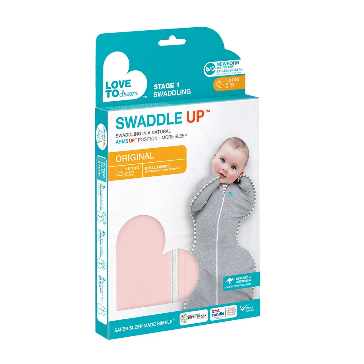 Love To Dream Original Swaddle Up | Dusty Pink