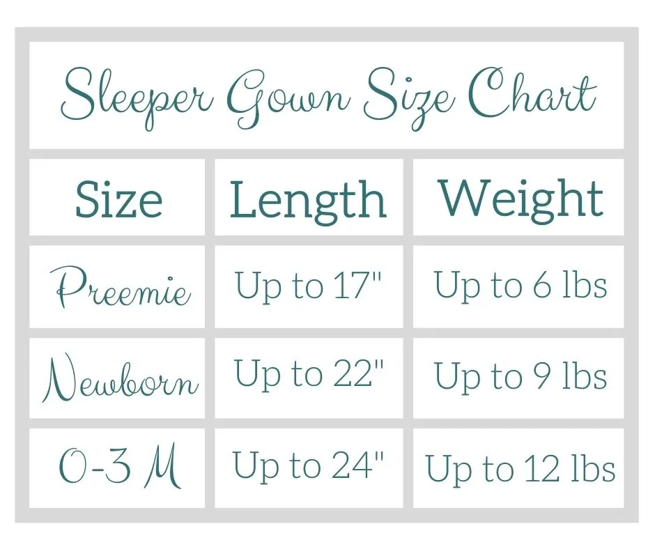 Maroon Sleeper Newborn Gown