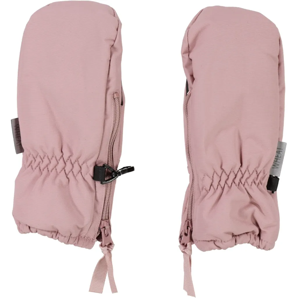 Mittens Zipper Tech - wood rose