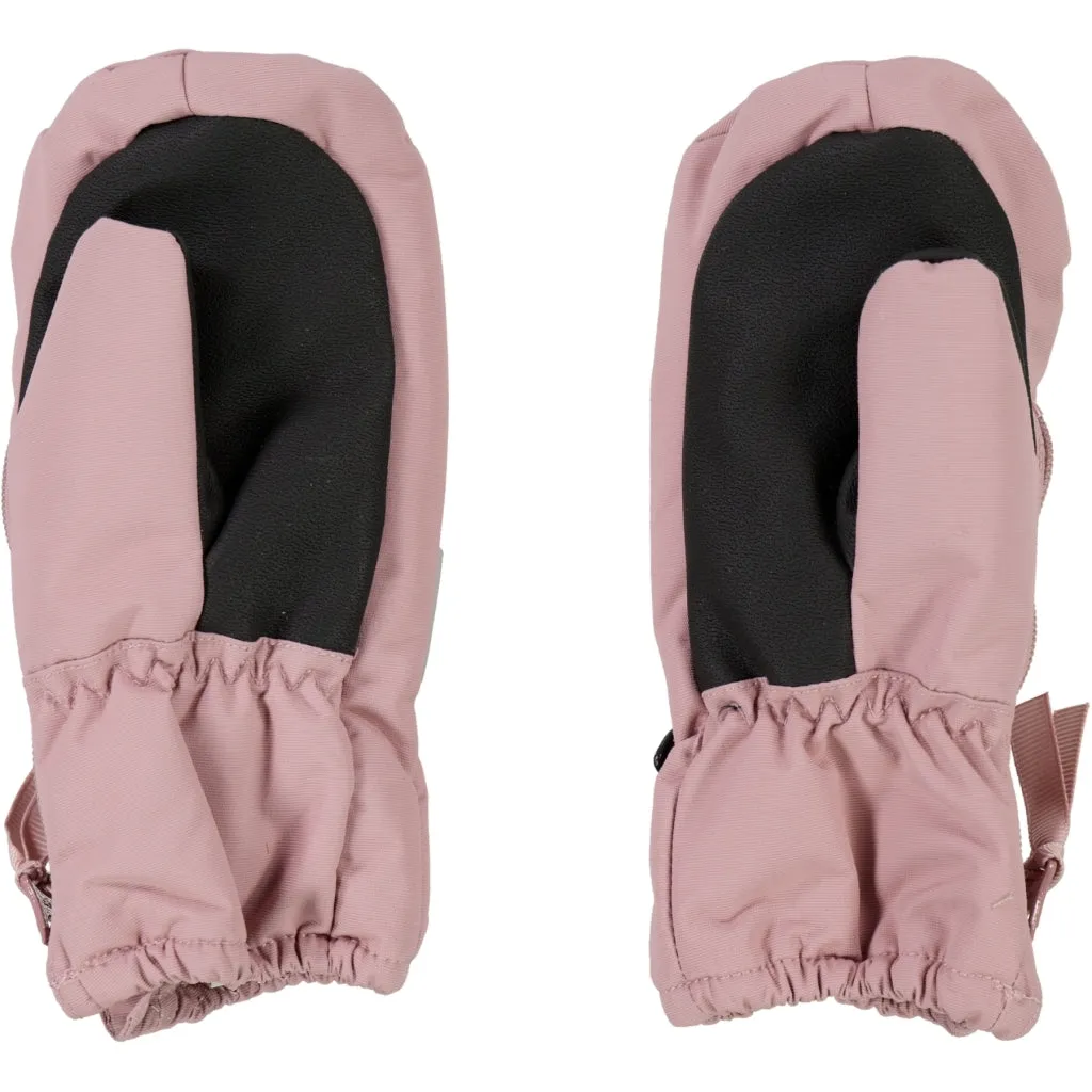 Mittens Zipper Tech - wood rose