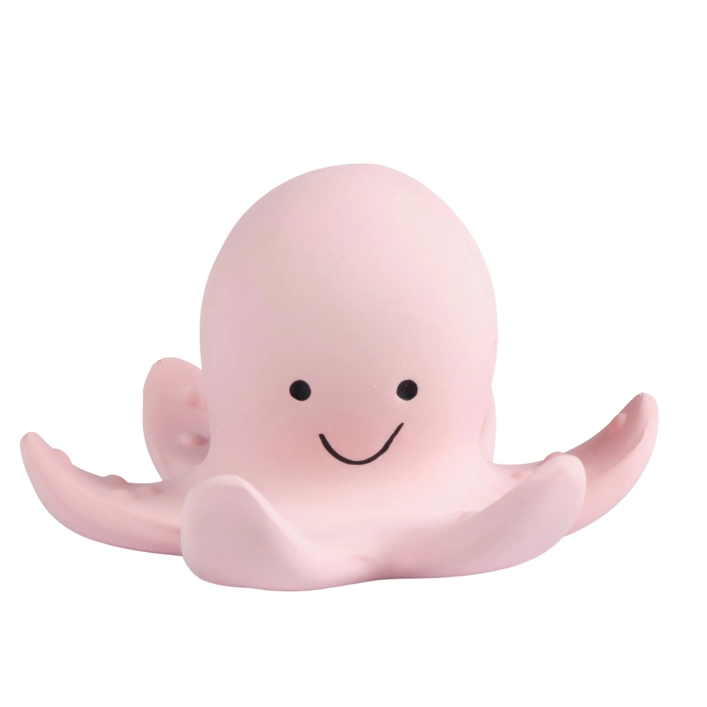 Octopus - Natural Rubber Baby Teether Rattle & Organic Bath Toy