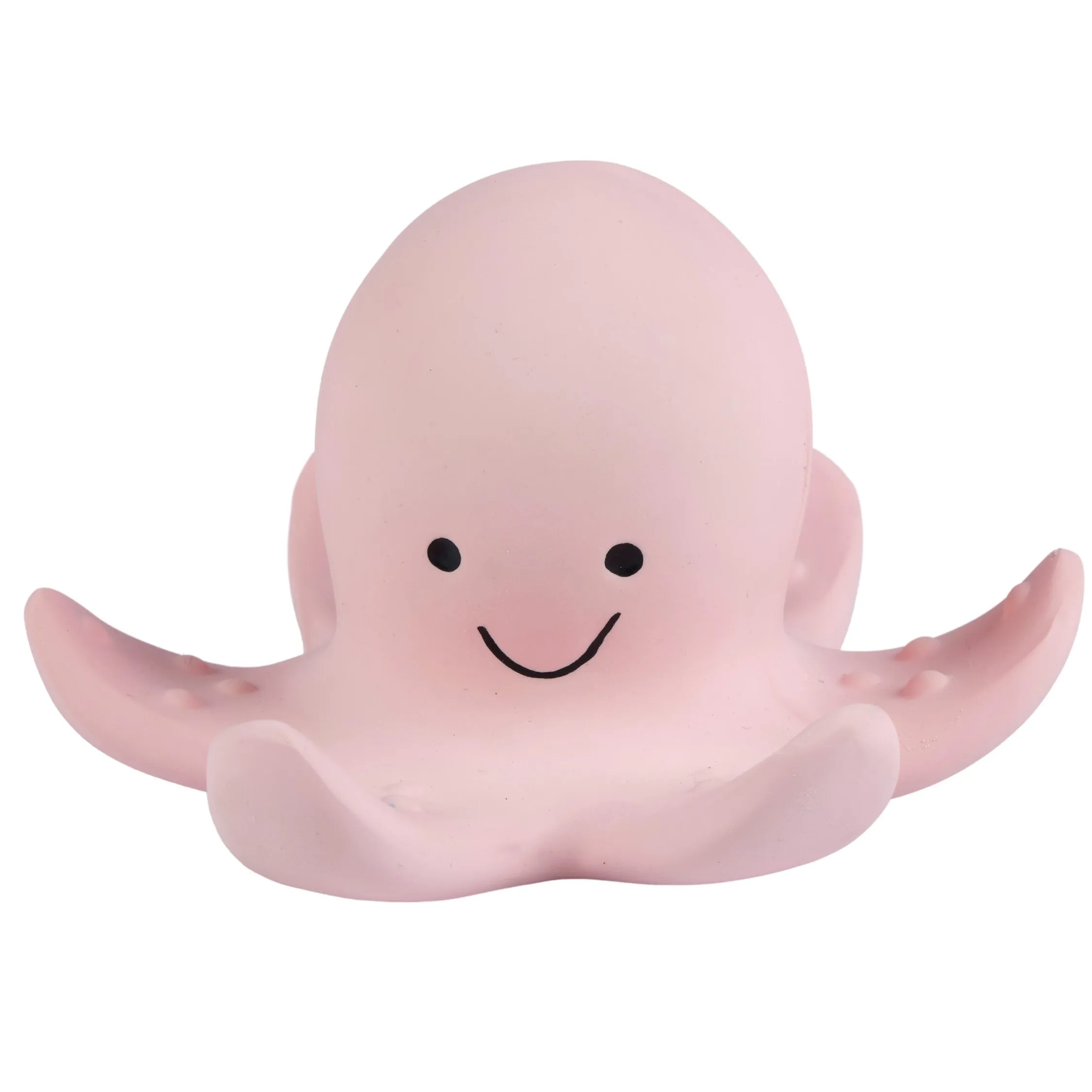 Octopus - Natural Rubber Baby Teether Rattle & Organic Bath Toy
