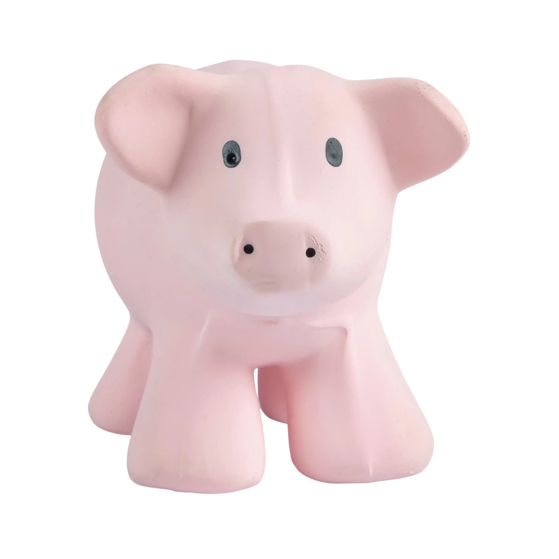 Pig - Natural Rubber Baby Teether Rattle & Bath Toy