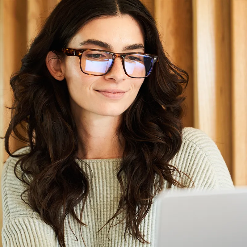 Remy Tortoise Frames with All-Day Lenses