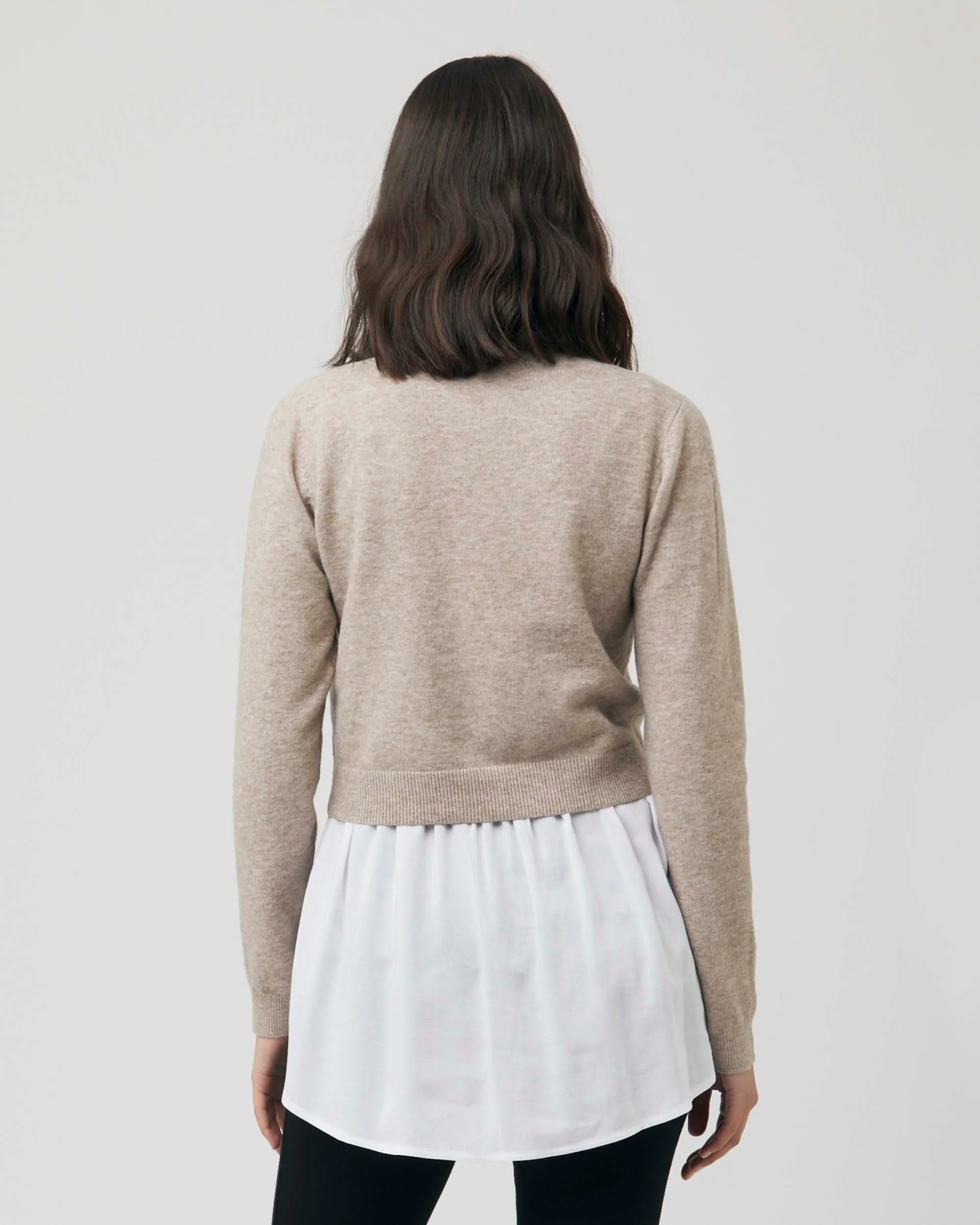 'Sandy' Nursing Knit - Latte