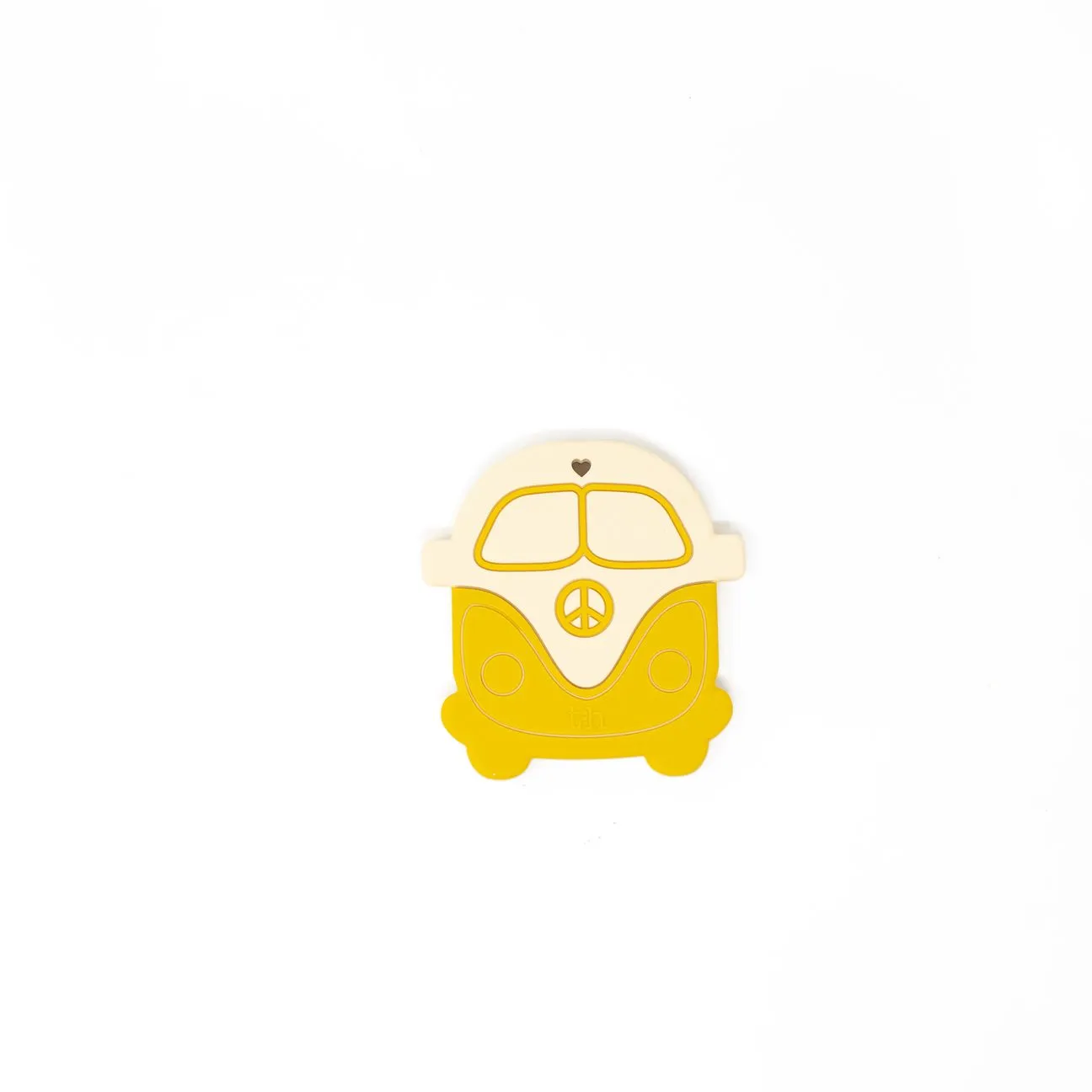 Vintage Peace Bus Silicone Teether - BPA Free