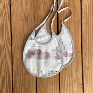 Woofles & Purrito Bibs (Set of 2)
